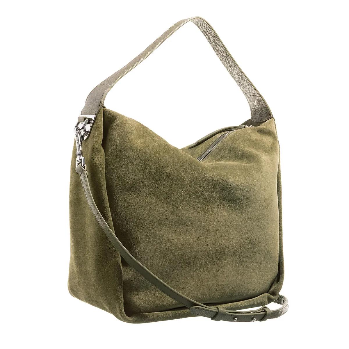 Coccinelle Coccinelleoliver Suede Laur.Gre Lau.Gr Hobo Bag