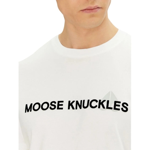 Moose Knuckles T-shirts Heren T-shirt weiß (Image 3)