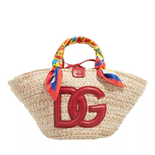 Dolce&Gabbana Small Kendra Shopper Multi Basket Bag