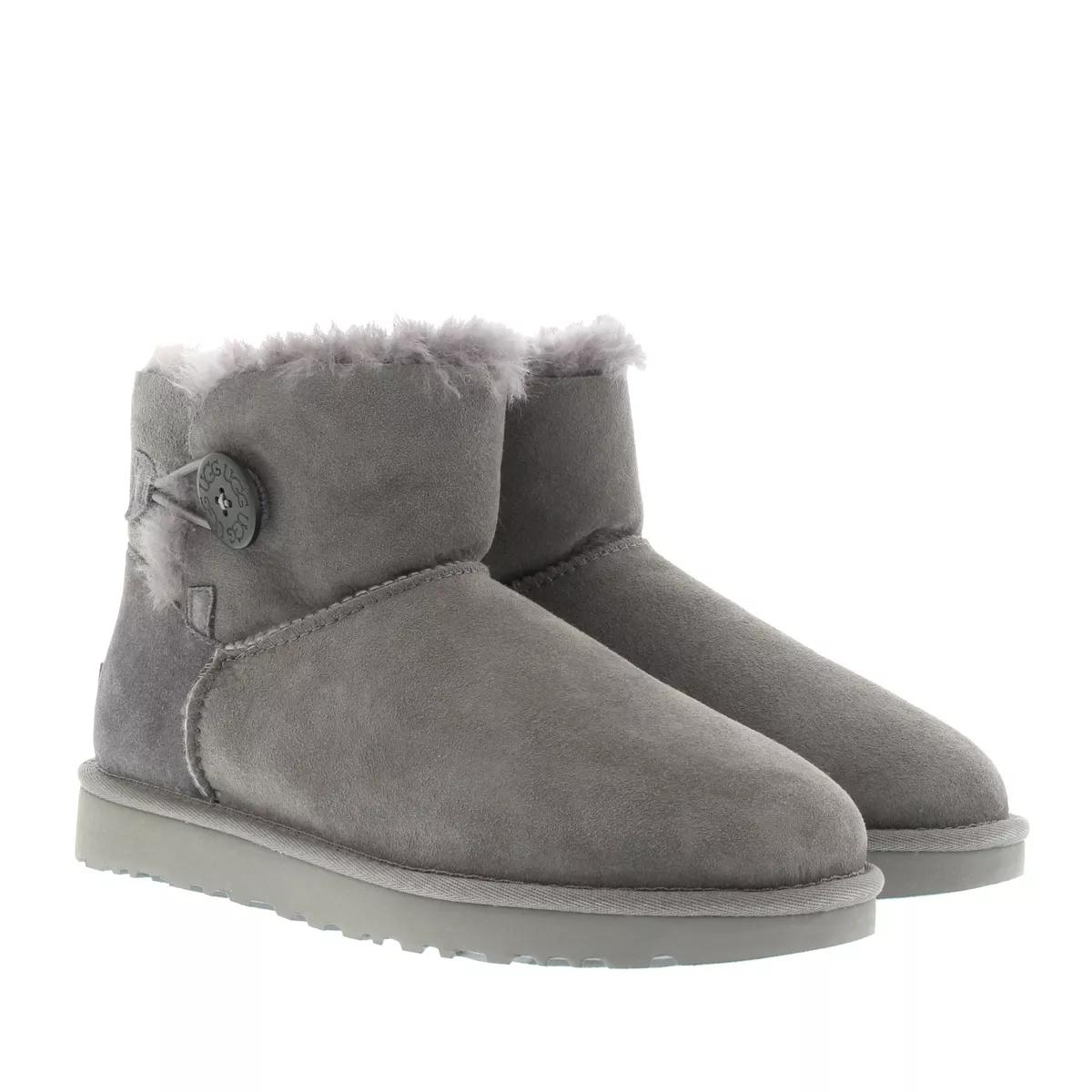 Grey ugg cheap bailey button boots