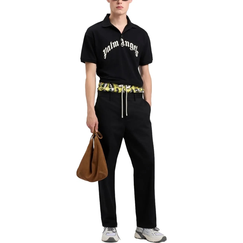Palm Angels Poloshirt T-Shirts And Polos Black schwarz(Image 3)