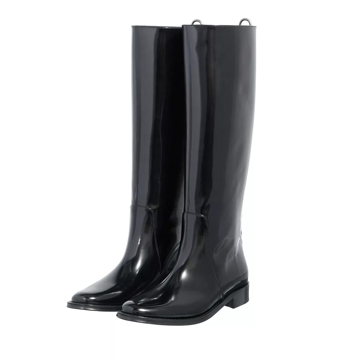 Saint Laurent Boots & Stiefeletten - Hunt Leather Boot - Gr. 36 (EU) - in Schwarz - für Damen