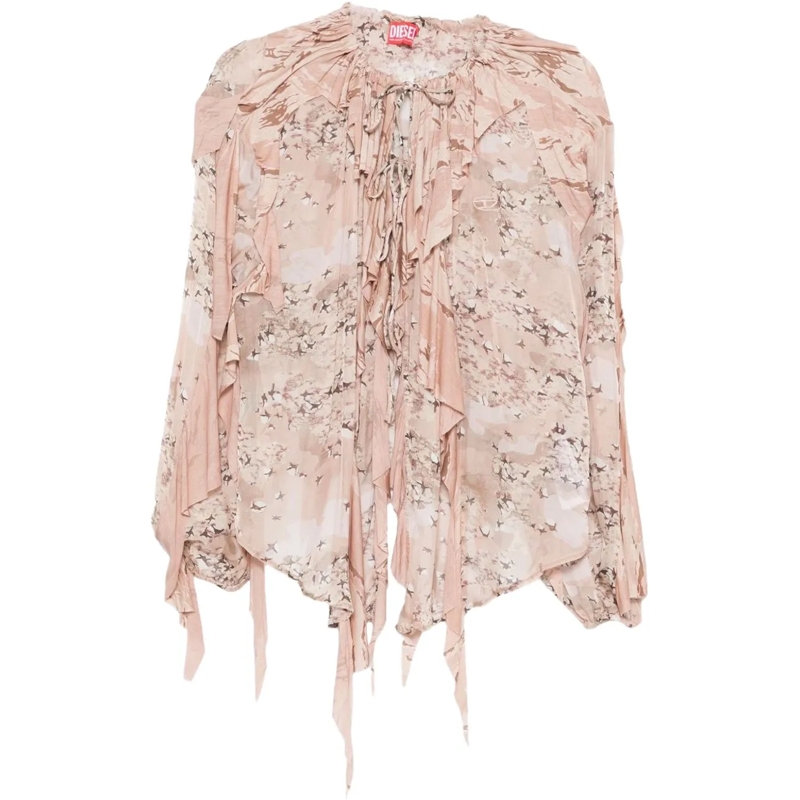 Diesel T-shirt Top Multicolour mehrfarbig