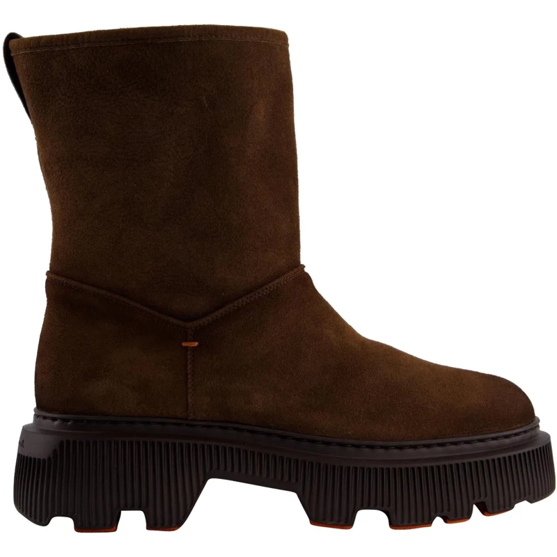 Santoni Stiefel Dames Diletta Ryhs Boot Bruin braun