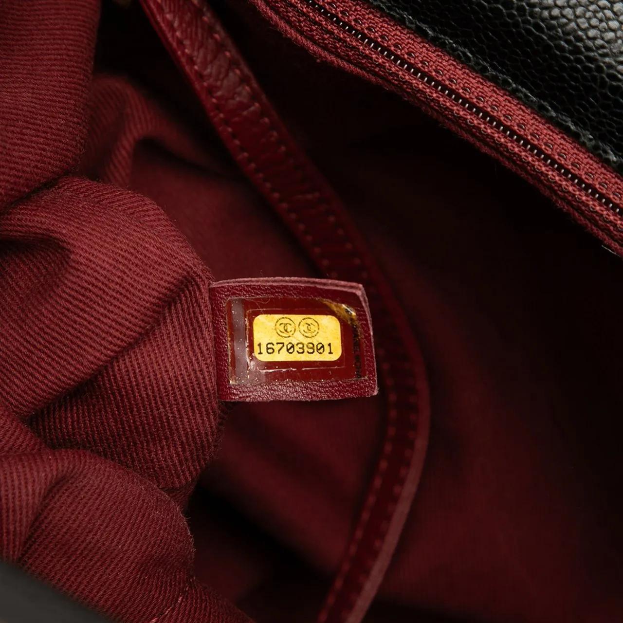 Thumbnail - Chanel Hobo Bags - Quilted Glazed Caviar Frame Tote - Gr. unisize - in Schwarz - für Damen