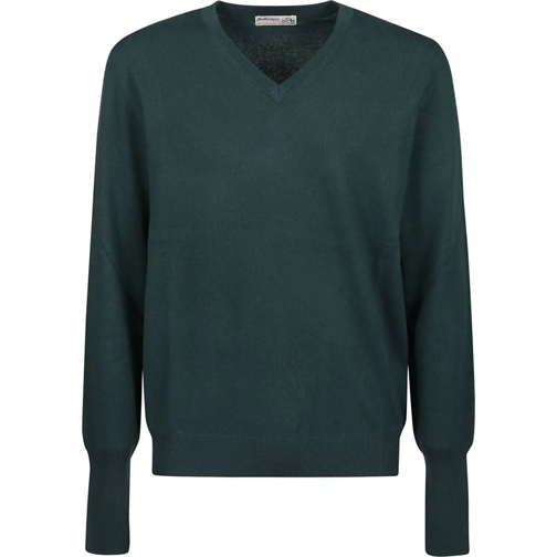 Ballantyne  V-neck Sweater Green grün