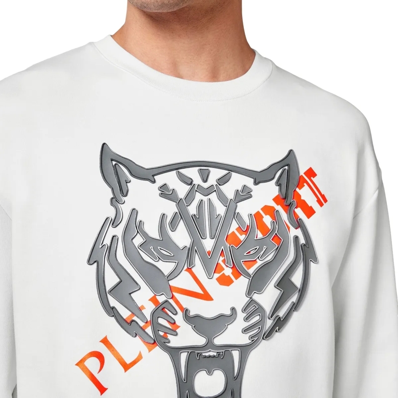 Plein Sport Top Sweatshirt Tiger weiss(Image 5)