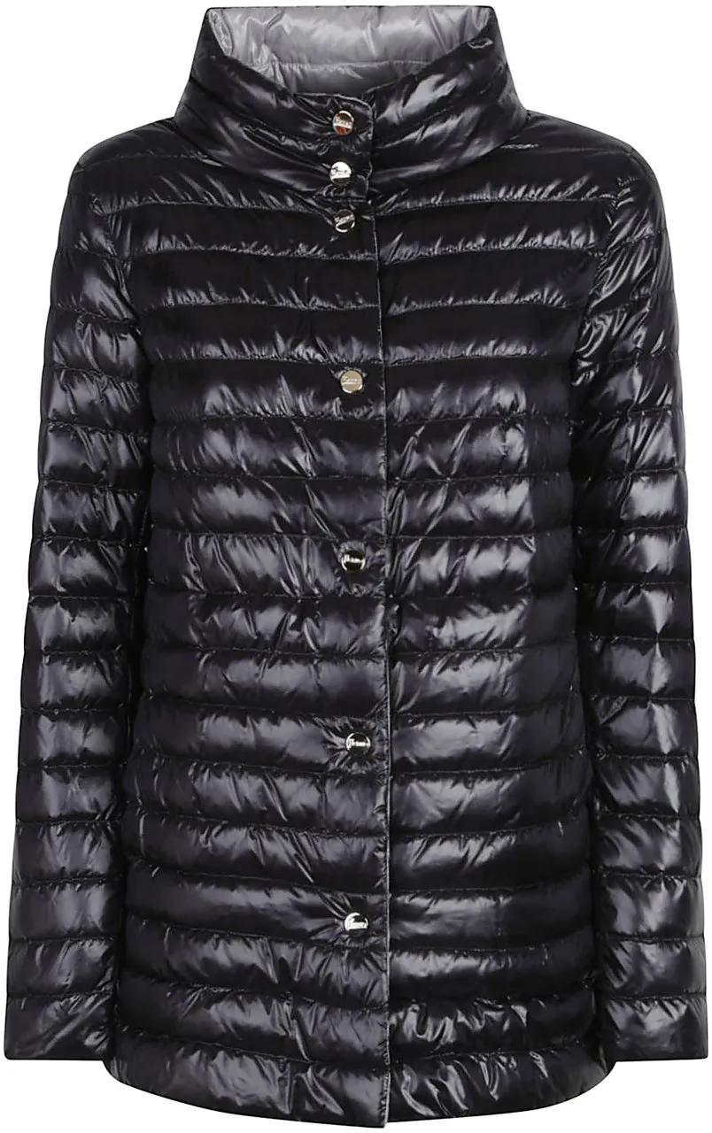 Thumbnail - Herno - Long Down Jacket Black - Größe 40 - black
