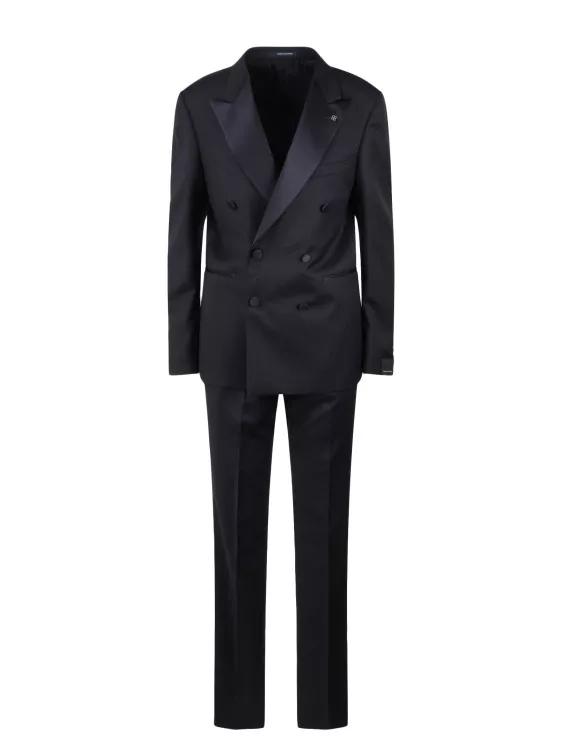 Tagliatore - Double Breasted Tailored Suit - Größe 48 - blue