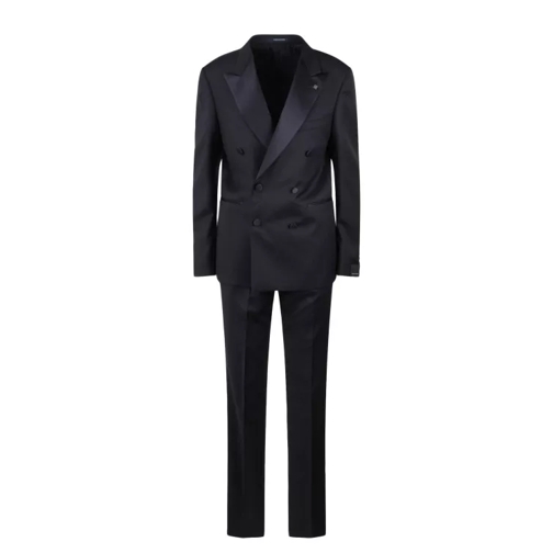 Tagliatore Double Breasted Tailored Suit Blue 