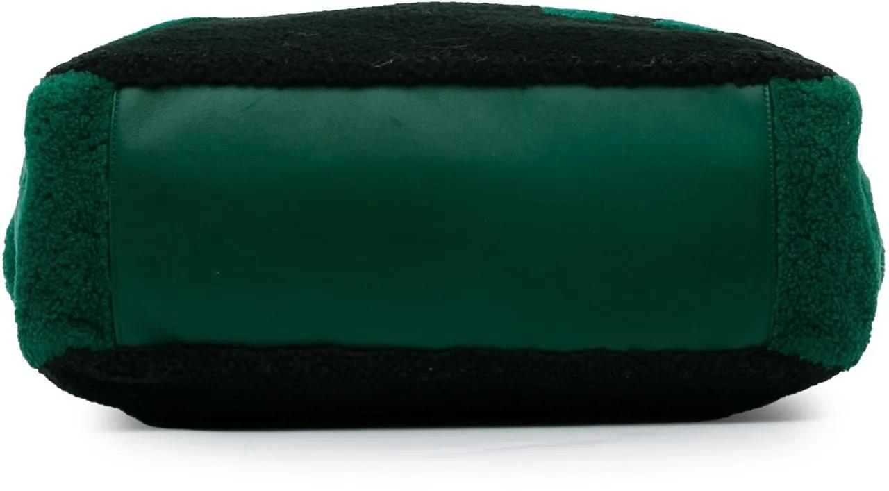 Chanel Shoppers Large Shearling and Calfskin Deauville Shopping To in zwart