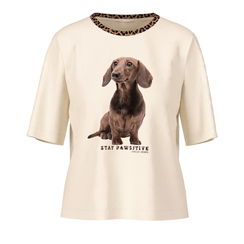 Marc Cain Top T-Shirt bright ecru