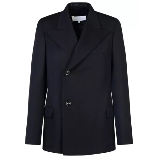 Maison Margiela  Black Wool Blazer Black