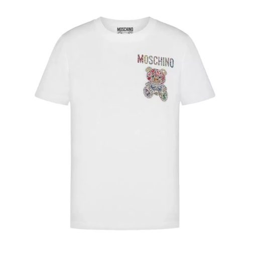 Moschino White Organic Cotton Jersey T-Shirt White 