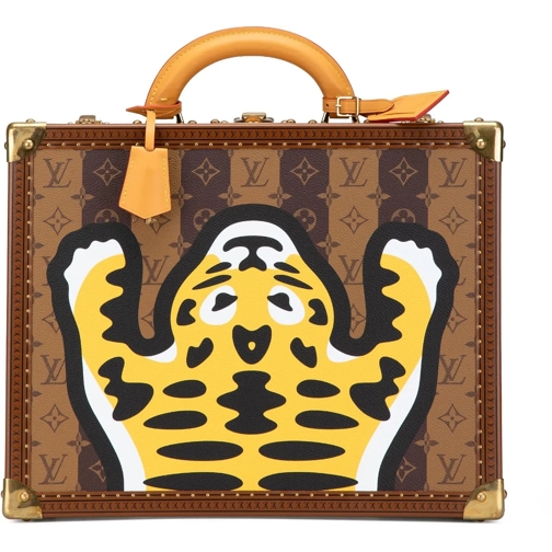 Louis Vuitton Chariot 2000-2024 Monogram Nigo Cotteville 40 braun