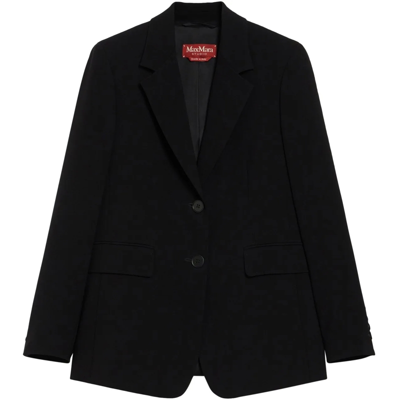 Max Mara Veste de transition Jackets Black schwarz