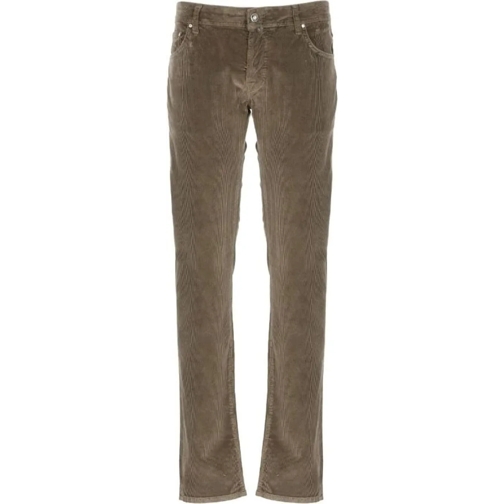 Jacob Cohen Freizeithosen Trousers Brown schwarz