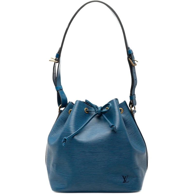 Louis Vuitton Schultertasche Epi Petit Noe blau