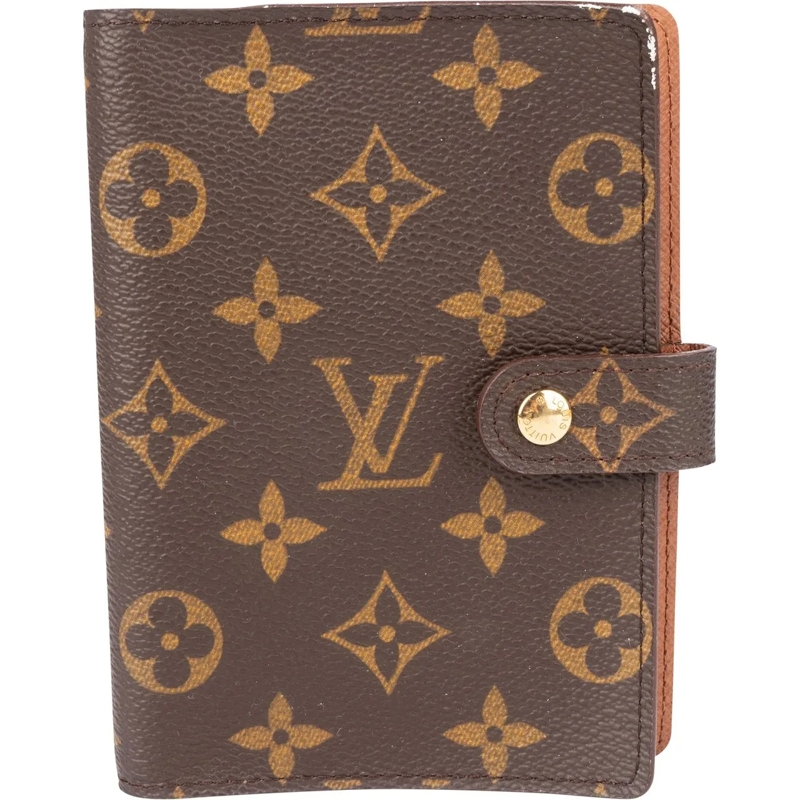 Louis Vuitton Porte-monnaie Louis Vuitton Canvas Monogram Agenda PM braun