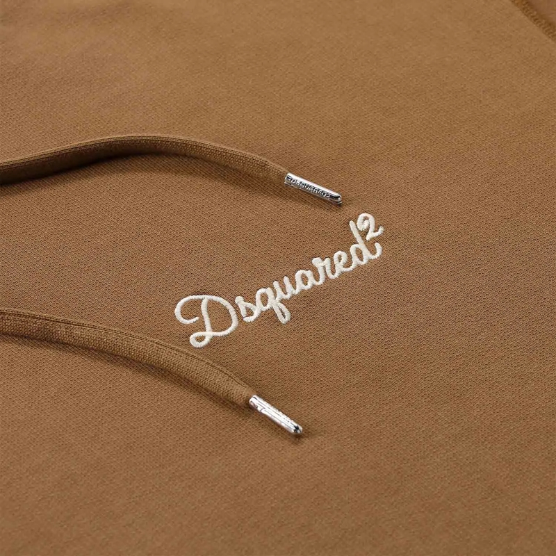 Dsquared2  Hoodie mit Logo-Stickerei braun(Image 4)