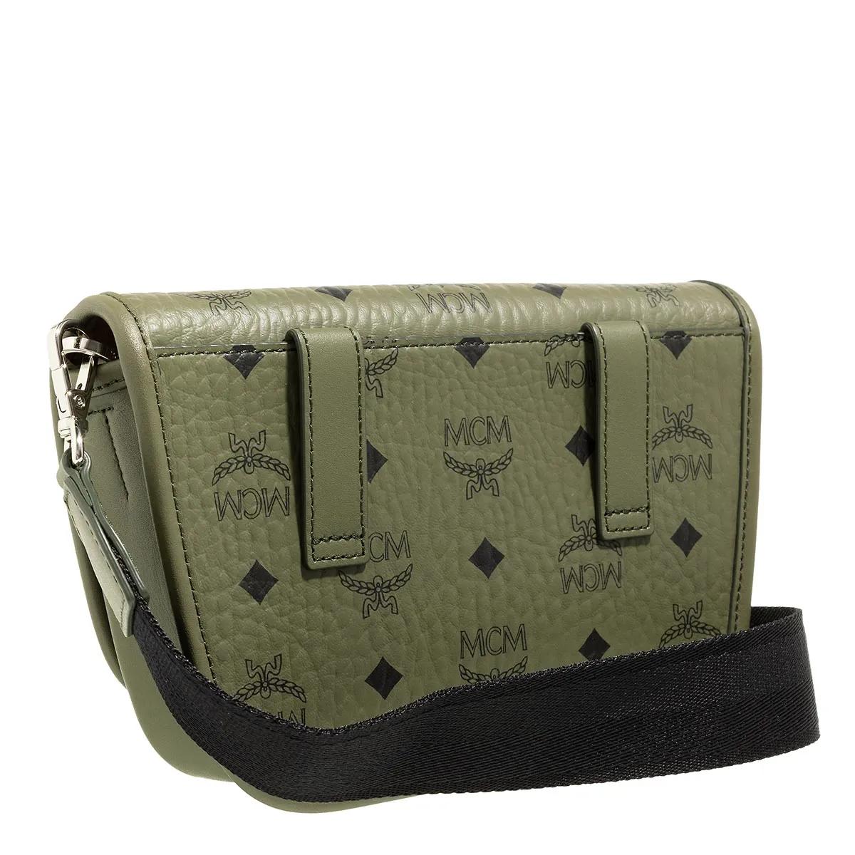 MCM Laptoptassen Aren Messenger Mini in groen
