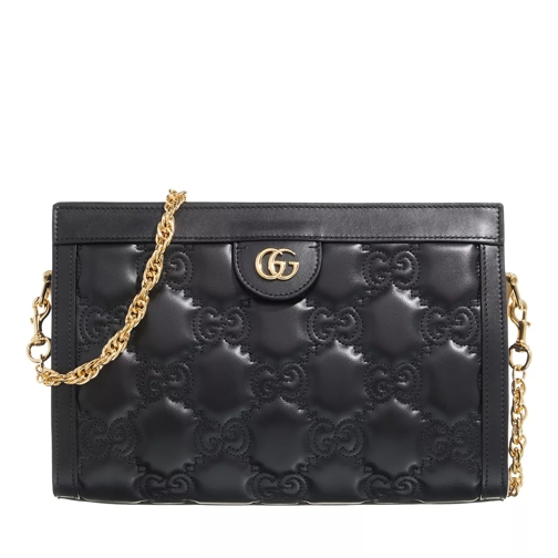 Gucci GG Matelassé Small Bag Black Leather Cross body-väskor