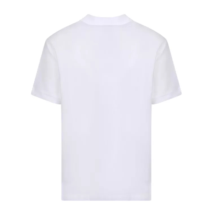 Burberry white short store sleeve shirt