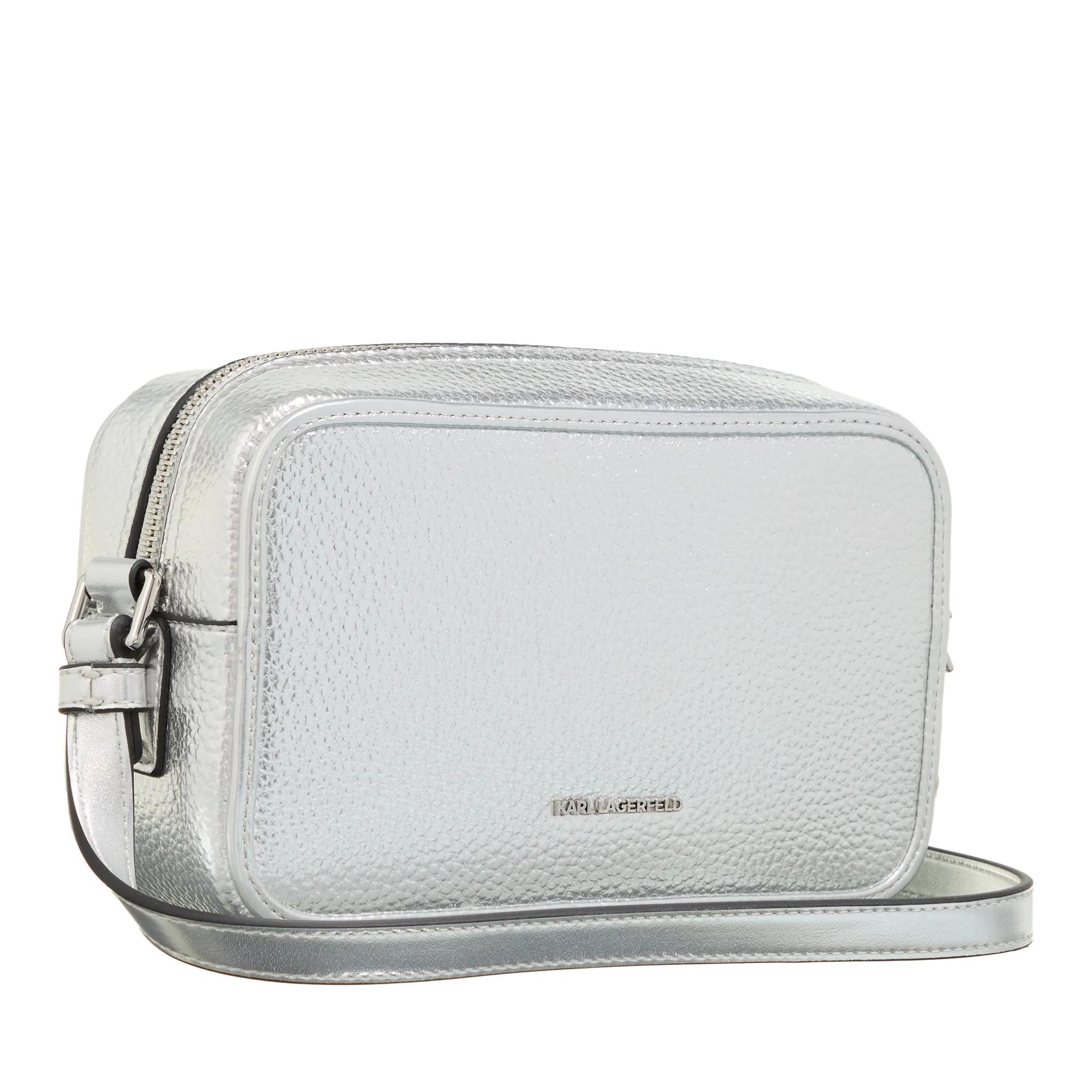 Karl Lagerfeld Crossbody bags K Skuare Camerabag Grainy in zilver