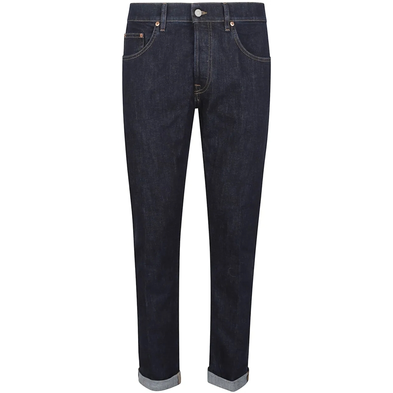 Dondup Jeans à jambe droite Icon Jeans Blue blau