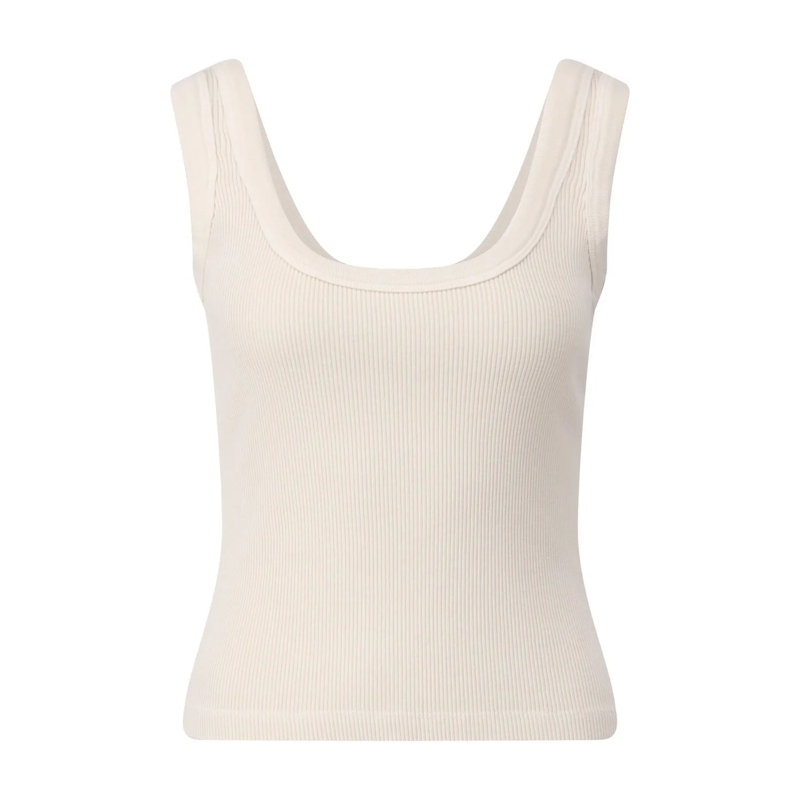 Citizens Of Humanity  Geripptes Crop-Top Faye Creme