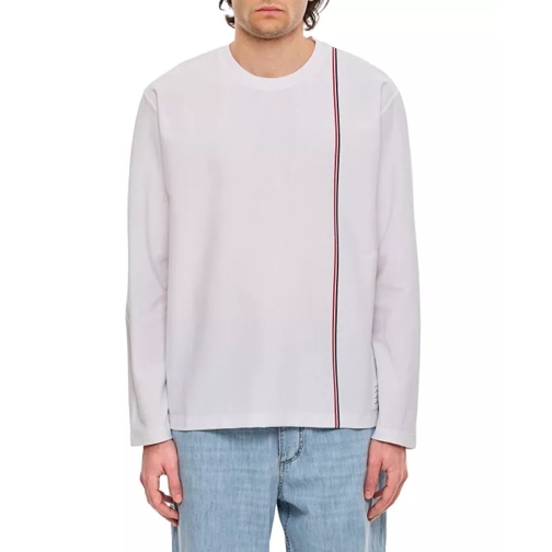 Thom Browne  Cotton Oversized T-Shirt White