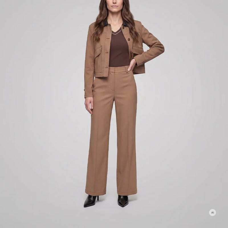 Marc Aurel Blazer Jacke- aufgesteppte Tasche mit Patten- Ärmelsch beige(Image 2)