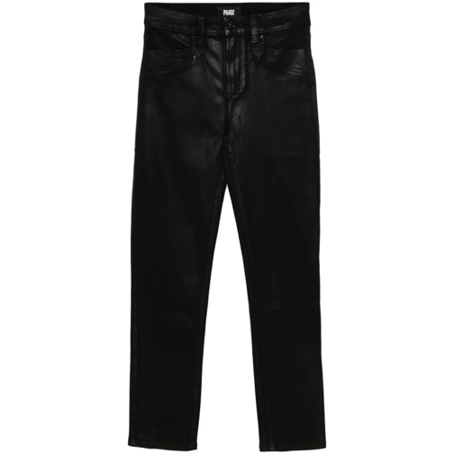 Paige Jeans Black Twill Weave Jeans Black