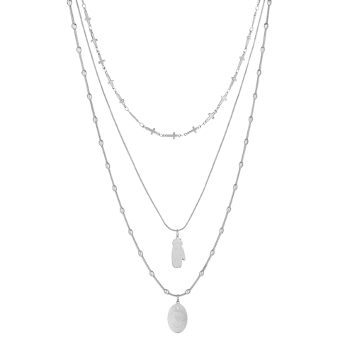 LIU JO LJ1436 Necklace Silver Lange Halskette