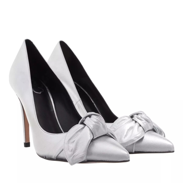 Silver ted shop baker heels