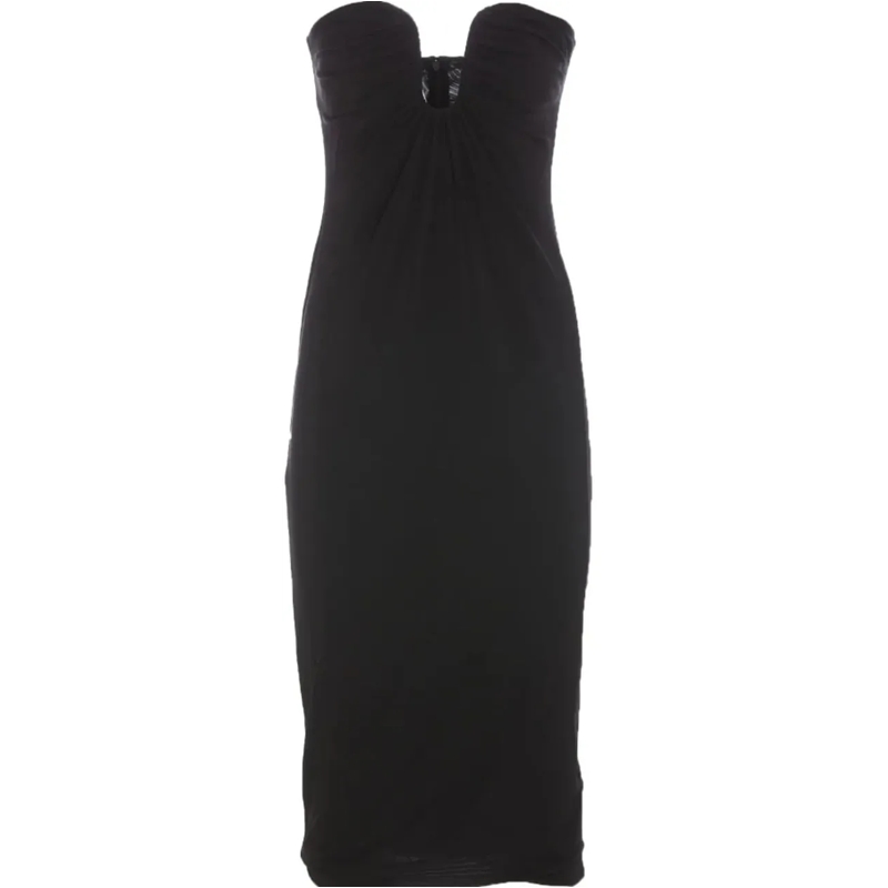 Pinko Midi-jurk Dresses Nero Limousine schwarz