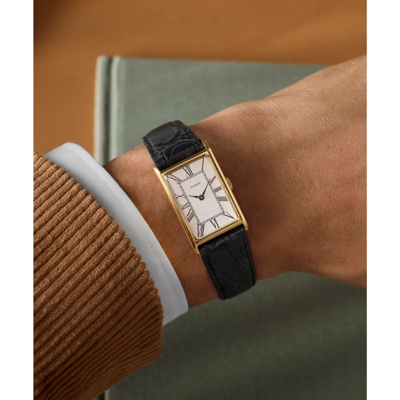 Timex Quarzuhr Quarz-Analoguhr Timex 1976 Lexington Reissue schwarz(Image 6)