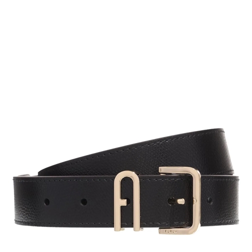 Furla Ledergürtel Furla Camelia Arch Loop Fixed  Nero