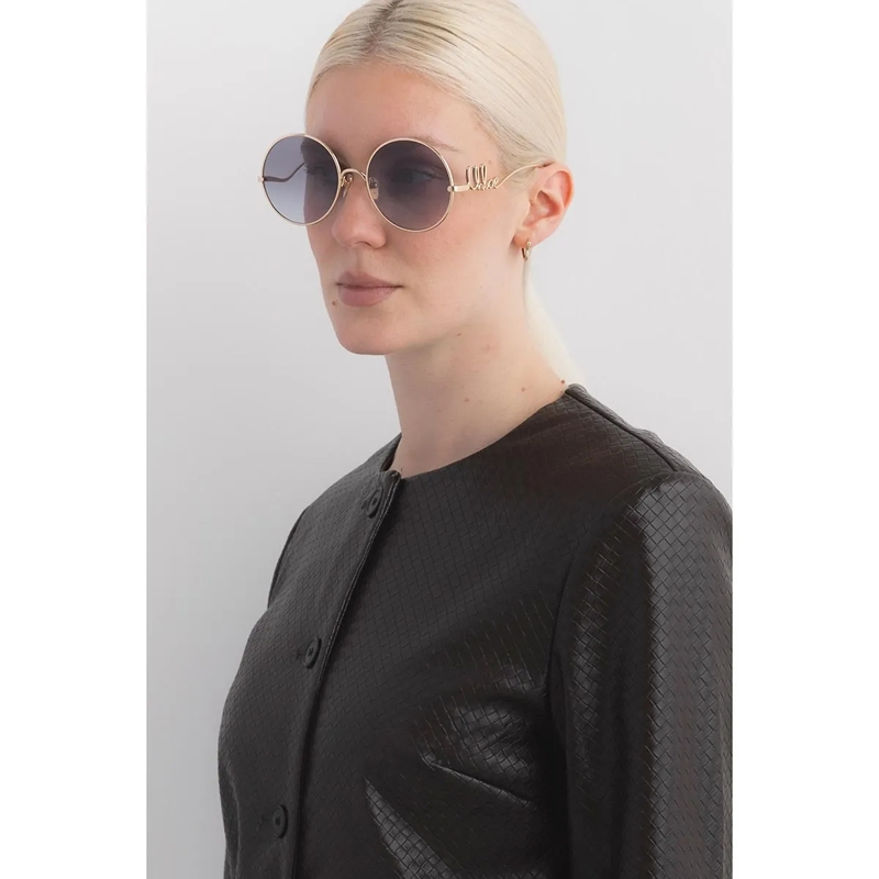 Chloé Sonnenbrille CH0372S Gold-Gold-Violet(Image 2)