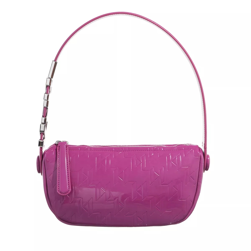Karl Lagerfeld Schultertasche K/Swing Sm Shoulderbag Patent Bouganville