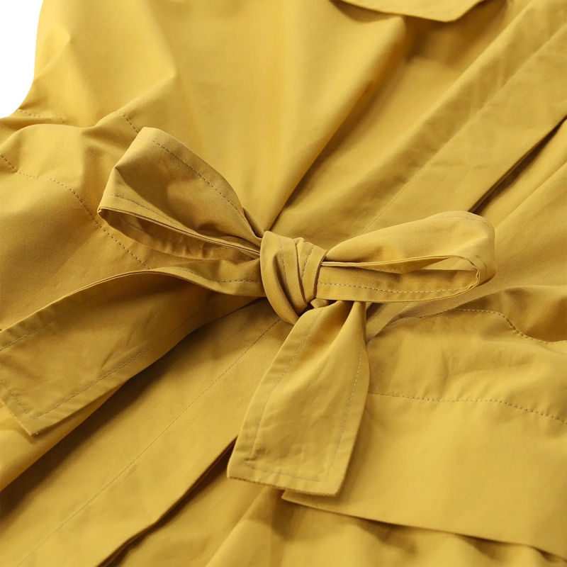 Fabiana Filippi Minikleid Midikleid mit Taillengürtel gelb(Image 5)