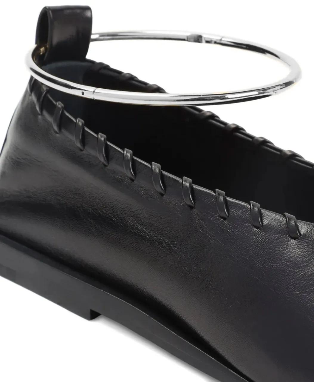 Thumbnail - Jil Sander Ballerinas - Ballerina Black Silver - Gr. 36 (EU) - in Schwarz - für Damen