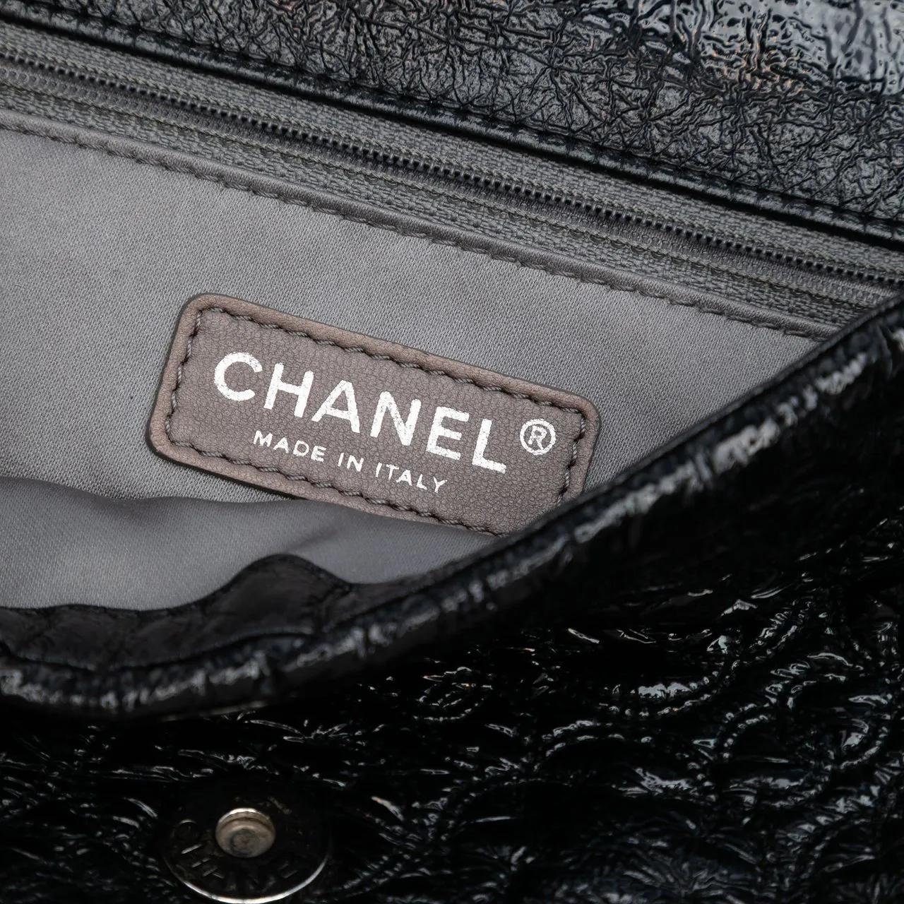 Thumbnail - Chanel Hobo Bags - Vinyl Rock In Moscow Single Flap - Gr. unisize - in Schwarz - für Damen