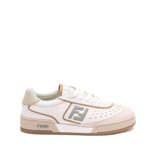 Fendi sneaker basse Sneakers With Perforated Detailing And Cushioned S White