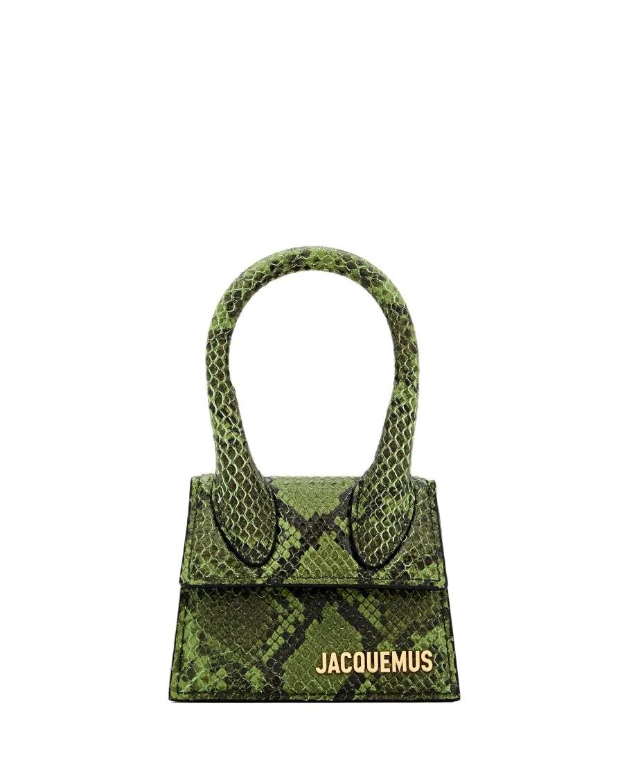 Jacquemus Crossbody Bags - Le Chiquito Mini Leather Bag - Gr. unisize - in Grün - für Damen