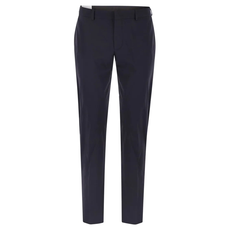 Pt Torino Pantalon de costume 'Epsilon' Trousers In Technical Fabric Blue