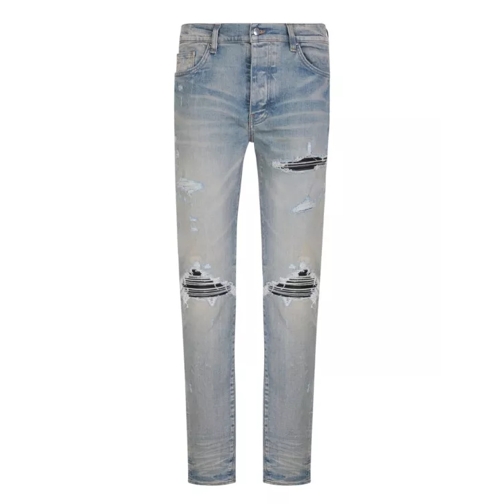 Amiri Blue Skinny Jeans Grey Jeans à jambe fine