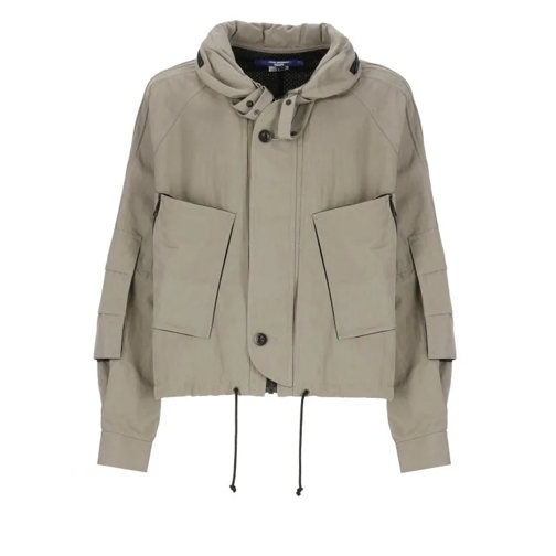 Junya Watanabe Cotton And Linen Jacket Grey 