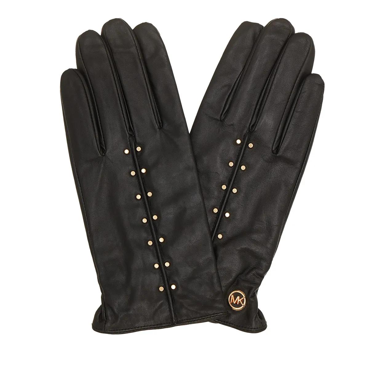 Michael kors leather gloves clearance