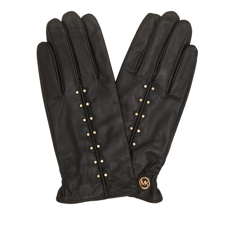 Michael Kors Leather Astor Glove Black Glove